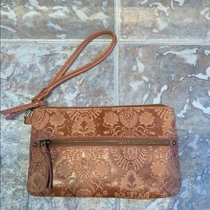 Brown Wristlet